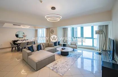 شقة - 3 غرف نوم - 4 حمامات للايجار في كابيتال بلازا C - كابيتال بلازا - شارع الكورنيش - أبوظبي