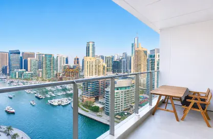 Apartment - 1 Bedroom - 2 Bathrooms for rent in Sparkle Tower 1 - Sparkle Towers - Dubai Marina - Dubai