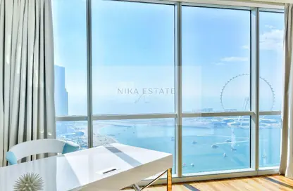 Apartment - 3 Bedrooms - 4 Bathrooms for rent in Al Fattan Marine Towers - Jumeirah Beach Residence - Dubai