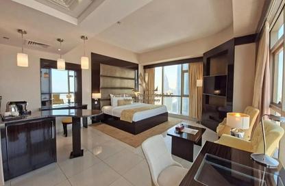 Apartment - Studio - 1 for rent in Gevora Hotel - Sheikh Zayed Road - Dubai