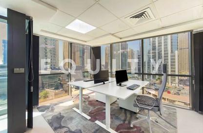 Office Space - Studio - 1 Bathroom for rent in Indigo Tower - JLT Cluster D - Jumeirah Lake Towers - Dubai