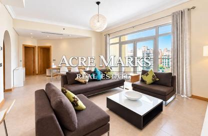 Apartment - 2 - 3 for rent in Al Das - Shoreline Apartments - Palm Jumeirah - Dubai