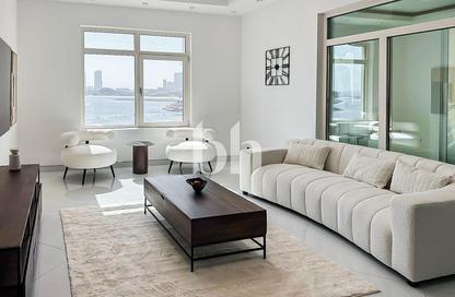 Apartment - 3 Bedrooms - 4 Bathrooms for rent in Jash Falqa - Shoreline Apartments - Palm Jumeirah - Dubai