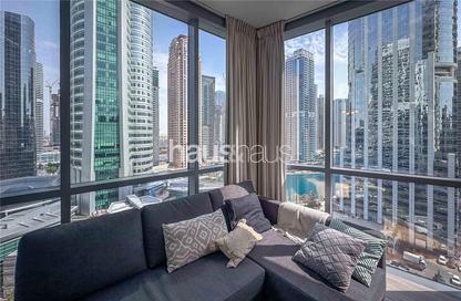 شقة - غرفة نوم - 2 حمامات للايجار في برج إنديجو - (JLT) مجمع D - أبراج بحيرات الجميرا - دبي