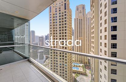 Apartment - 2 - 3 for rent in Al Fattan Marine Towers - Jumeirah Beach Residence - Dubai