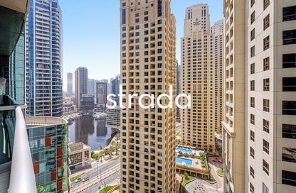 Apartment - 2 - 3 for rent in Al Fattan Marine Towers - Jumeirah Beach Residence - Dubai