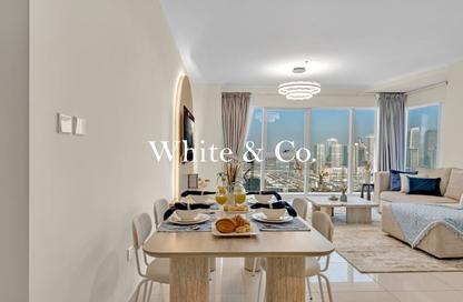 Apartment - 2 - 2 for rent in Damac Heights - Dubai Marina - Dubai