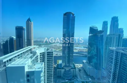 مكتب - استوديو للايجار في برج بارك لين - الخليج التجاري - دبي