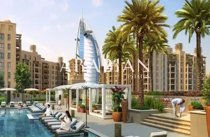 Apartment - 4 Bedrooms - 5 Bathrooms for sale in Lamaa Building 2 - Lamaa - Madinat Jumeirah Living - Umm Suqeim 3 - Umm Suqeim - Dubai