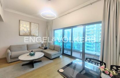 Apartment - 1 Bedroom - 2 Bathrooms for rent in Zumurud Tower - Dubai Marina - Dubai