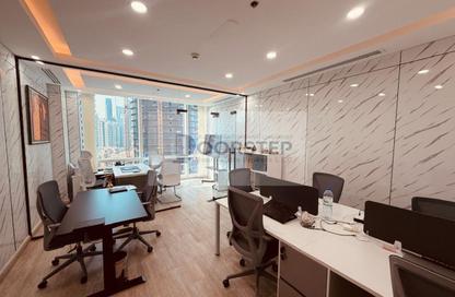 Office Space - Studio - 2 Bathrooms for rent in Tamani Art Tower - Business Bay - Dubai