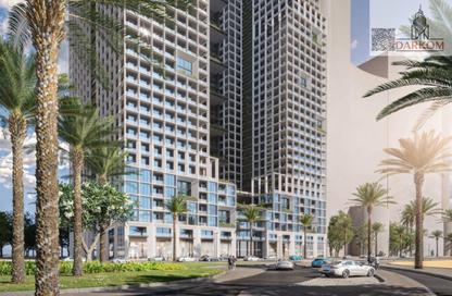 Apartment - Studio - 1 Bathroom for sale in Mawjan Tower - Ajman Corniche Road - Ajman