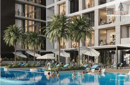 Apartment - Studio - 1 Bathroom for sale in Mawjan Tower - Ajman Corniche Road - Ajman