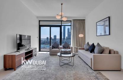 Apartment - 2 Bedrooms - 2 Bathrooms for sale in Marina Vista Tower 1 - Marina Vista - Emaar Beachfront - Dubai Harbour - Dubai
