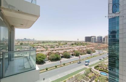 Apartment - Studio - 1 Bathroom for rent in Ice Hockey - Dubai Sports City - Dubai