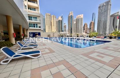Apartment - 1 - 2 for rent in Marina View Tower B - Marina View - Dubai Marina - Dubai
