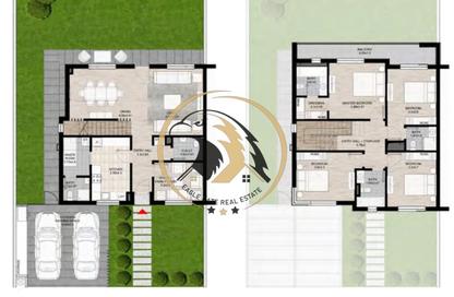 Townhouse - 4 - 5 for sale in Nasma Residence - Al Tai - Sharjah