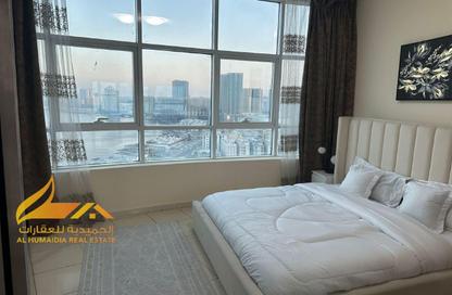 Apartment - 1 Bedroom - 2 Bathrooms for sale in Orient Tower 1 - Orient Towers - Al Bustan - Ajman