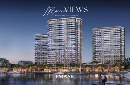 Apartment - 1 - 1 for sale in Marina Views Tower 1 - Marina Views - Mina Rashid - Dubai
