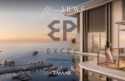 Apartment - 1 Bedroom - 2 Bathrooms for sale in Marina Views Tower 1 - Marina Views - Mina Rashid - Dubai