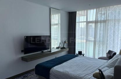 Apartment - Studio - 1 Bathroom for rent in Damac Maison Prive A - Damac Maison Prive - Business Bay - Dubai