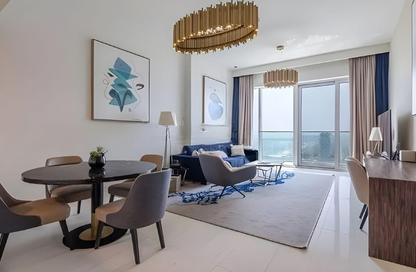 Apartment - 1 Bedroom - 2 Bathrooms for rent in Palm View - Dubai Media City - Dubai