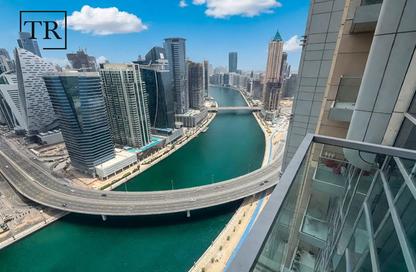 شقة - غرفة نوم - 2 حمامات للايجار في برج نورا - مدينة الحبتور - الخليج التجاري - دبي