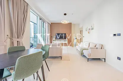 شقة - غرفة نوم - 2 حمامات للايجار في برج Beach Isle 1 - بيتش آيل - إعمار بيتشفرونت - دبي هاربور - دبي