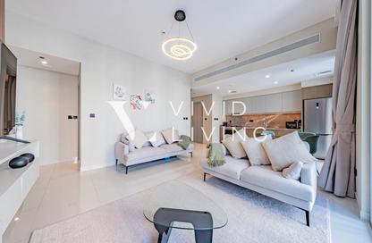 شقة - غرفة نوم - 2 حمامات للايجار في برج Beach Isle 1 - بيتش آيل - إعمار بيتشفرونت - دبي هاربور - دبي شقة - غرفة نوم - 2 حمامات للايجار في برج Beach Isle 1 - بيتش آيل - إعمار بيتشفرونت - دبي هاربور - دبي
