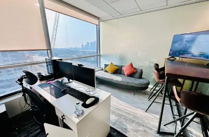 Office Space - 1 Bedroom - 2 Bathrooms for rent in Concord Tower - Dubai Media City - Dubai