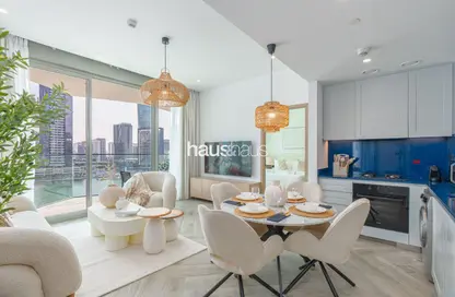 شقة - 2 غرف نوم - 2 حمامات للايجار في بنينسولا ثري - بنينسولا - الخليج التجاري - دبي