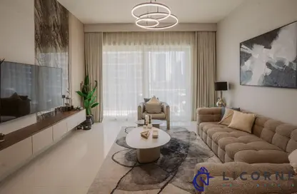 شقة - غرفة نوم - 1 حمام للايجار في جراند بلو تاور 2 - إعمار بيتشفرونت - دبي هاربور - دبي