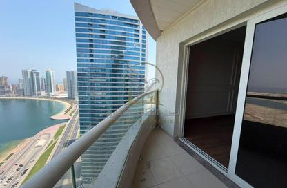 Apartment - 2 Bedrooms - 3 Bathrooms for rent in Asas Tower - Al Khan Lagoon - Al Khan - Sharjah Apartment - 2 Bedrooms - 3 Bathrooms for rent in Asas Tower - Al Khan Lagoon - Al Khan - Sharjah