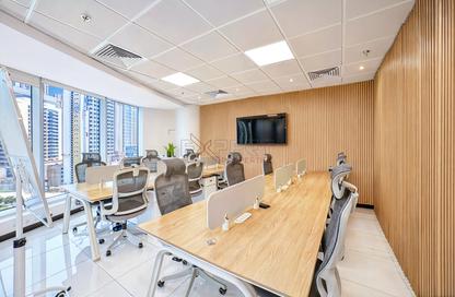Office Space - Studio - 1 Bathroom for rent in The Prime Tower - Business Bay - Dubai