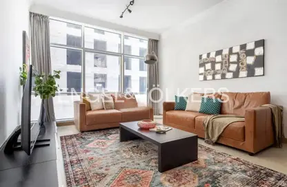 شقة - غرفة نوم - 2 حمامات للايجار في برج ماج 218 - دبي مارينا - دبي