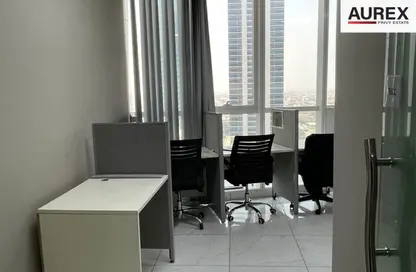 Office Space - 1 Bedroom - 4 Bathrooms for rent in The Exchange - Business Bay - Dubai