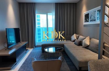 Apartment - 1 - 2 for rent in Damac Maison Prive A - Damac Maison Prive - Business Bay - Dubai