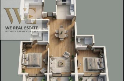 Apartment - 2 Bedrooms - 3 Bathrooms for sale in Rockhill Tower by Rockhill - Al Alia - Ajman Apartment - 2 Bedrooms - 3 Bathrooms for sale in Rockhill Tower by Rockhill - Al Alia - Ajman