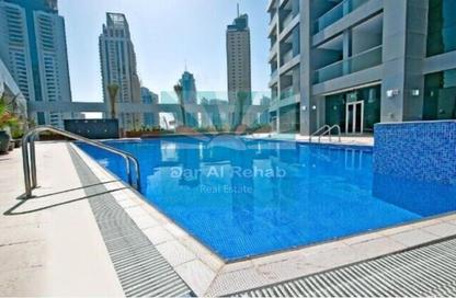 Apartment - Studio - 1 Bathroom for rent in Skyview Tower - Dubai Marina - Dubai