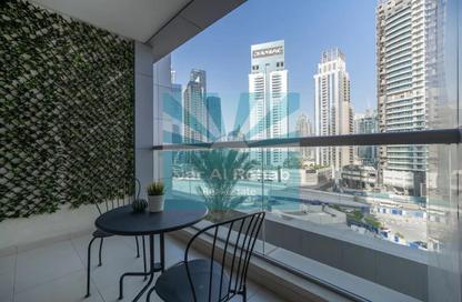 Apartment - Studio - 1 Bathroom for rent in Skyview Tower - Dubai Marina - Dubai