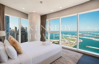 Apartment - 2 Bedrooms - 2 Bathrooms for rent in Damac Heights - Dubai Marina - Dubai