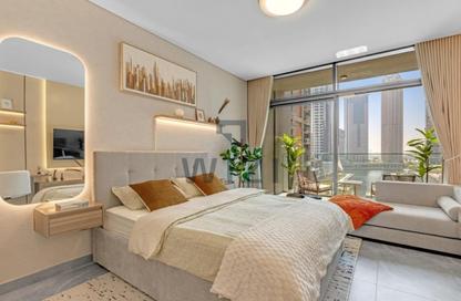 Apartment - Studio - 1 for rent in Peninsula Two - Peninsula - Business Bay - Dubai