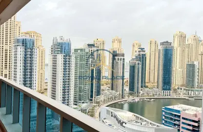 Apartment - 2 Bedrooms - 3 Bathrooms for rent in Zumurud Tower - Dubai Marina - Dubai
