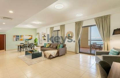 Apartment - 1 - 2 for rent in Sadaf 6 - Sadaf - Jumeirah Beach Residence - Dubai