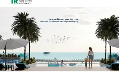 Apartment - 3 Bedrooms - 4 Bathrooms for sale in Ajman Corniche Residences - Ajman Corniche Road - Ajman