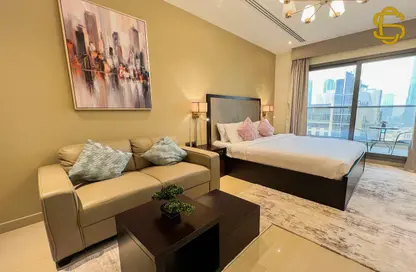 Apartment - Studio - 1 Bathroom for rent in Elite Downtown Residence 1 - Elite Downtown Residence - Downtown Dubai - Dubai