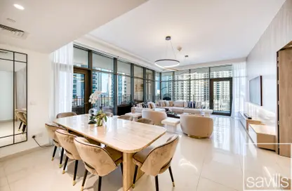 Apartment - 3 Bedrooms - 3 Bathrooms for rent in Boulevard Crescent Tower 1 - BLVD Crescent - Downtown Dubai - Dubai