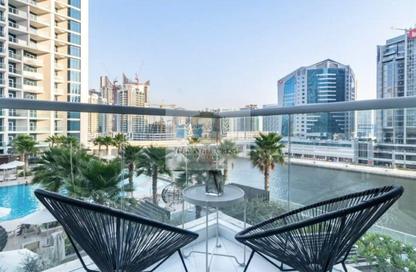 Apartment - Studio - 1 Bathroom for sale in Damac Maison Prive A - Damac Maison Prive - Business Bay - Dubai