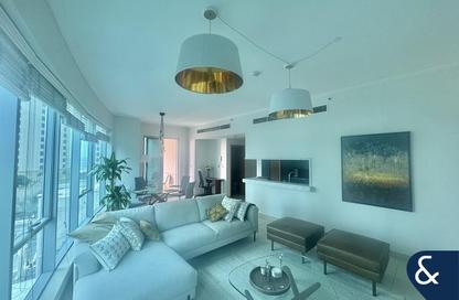 Apartment - 1 Bedroom - 2 Bathrooms for rent in Beauport Tower - Marina Promenade - Dubai Marina - Dubai