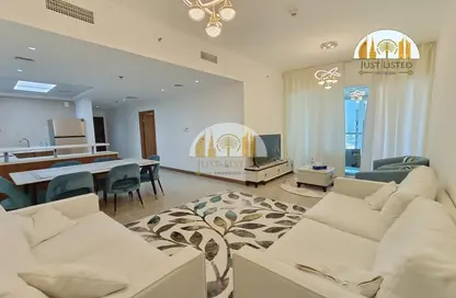 شقة - غرفة نوم - 2 حمامات للايجار في برج سولافا - دبي مارينا - دبي